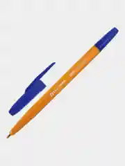 Набор синих ручек шариковых Brauberg "Orange Line", 50 шт, узел 1 мм, линия письма 0,5 мм