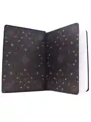 Белый блокнот в точку А5 48 листов. Точкабук "Magic" с холодным тиснением. Проф-Пресс