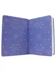 Сиреневый блокнот в точку А5 48 листов. Точкабук "Magic" с холодным тиснением. Проф-Пресс