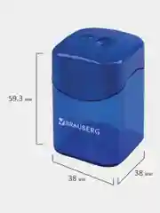 Точилка для карандашей с контейнером Brauberg Win, Комплект 2 штуки