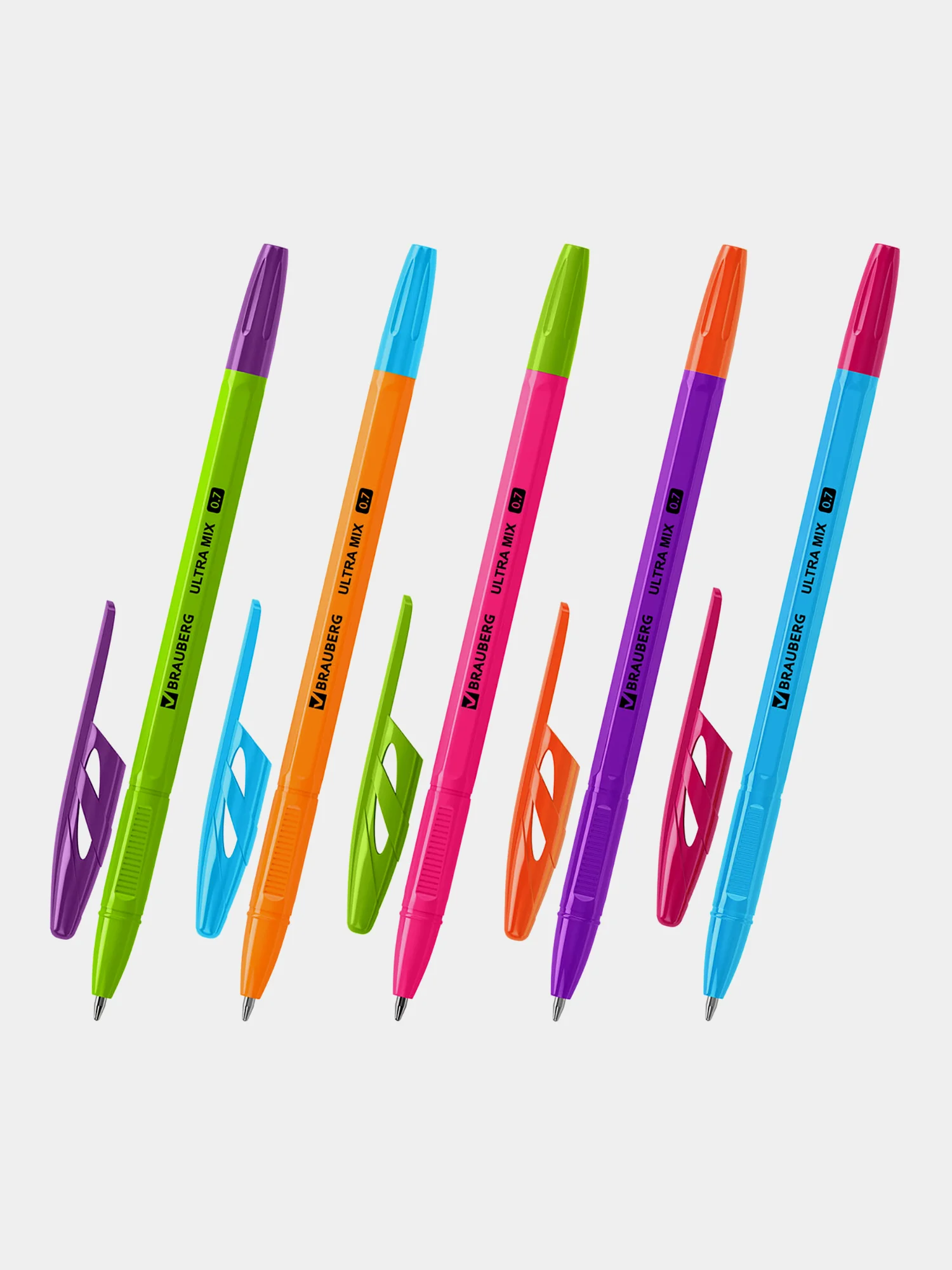 Ручки шариковые Brauberg Ultra Mix, 880400, 50 штук, Синие, чернила Германия