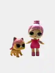 Фиолетовый сумочка-сюрприз ЛОЛ с фигурками