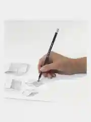 Карандаши простые чернографитные с ластиком Staff College, НB, Комплект 100 штук