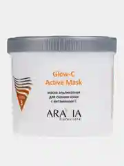 Альгинатная маска ARAVIA Glow-C Active Mask, для сияния кожи с витамином С, 550 мл