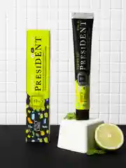 Зубная паста детская PRESIDENT 12+ Juicy lime (50 RDA), 70 г