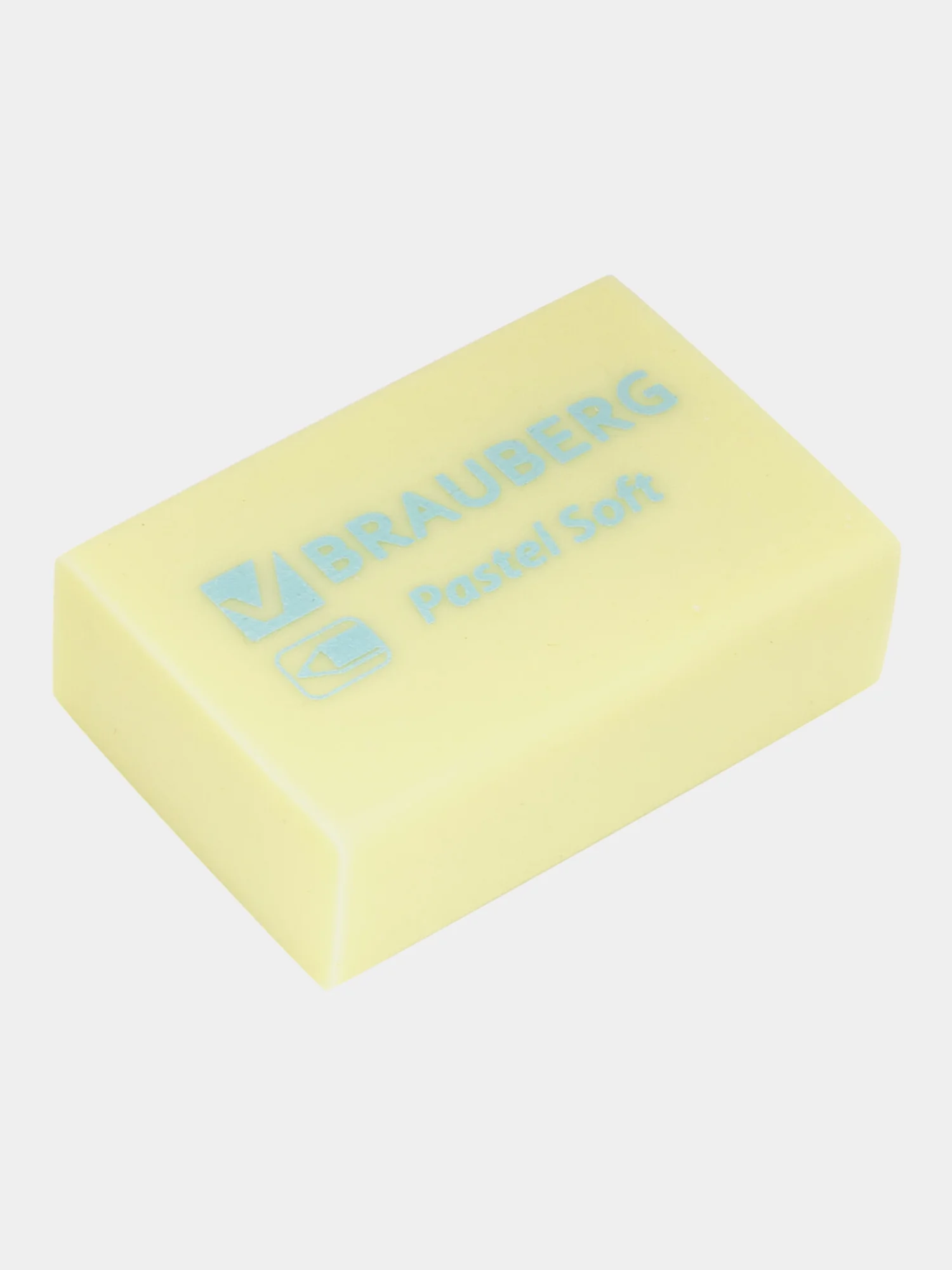 Ластик для карандаша Brauberg "Pastel Soft" набор 12 шт., размер 31х20х10 мм