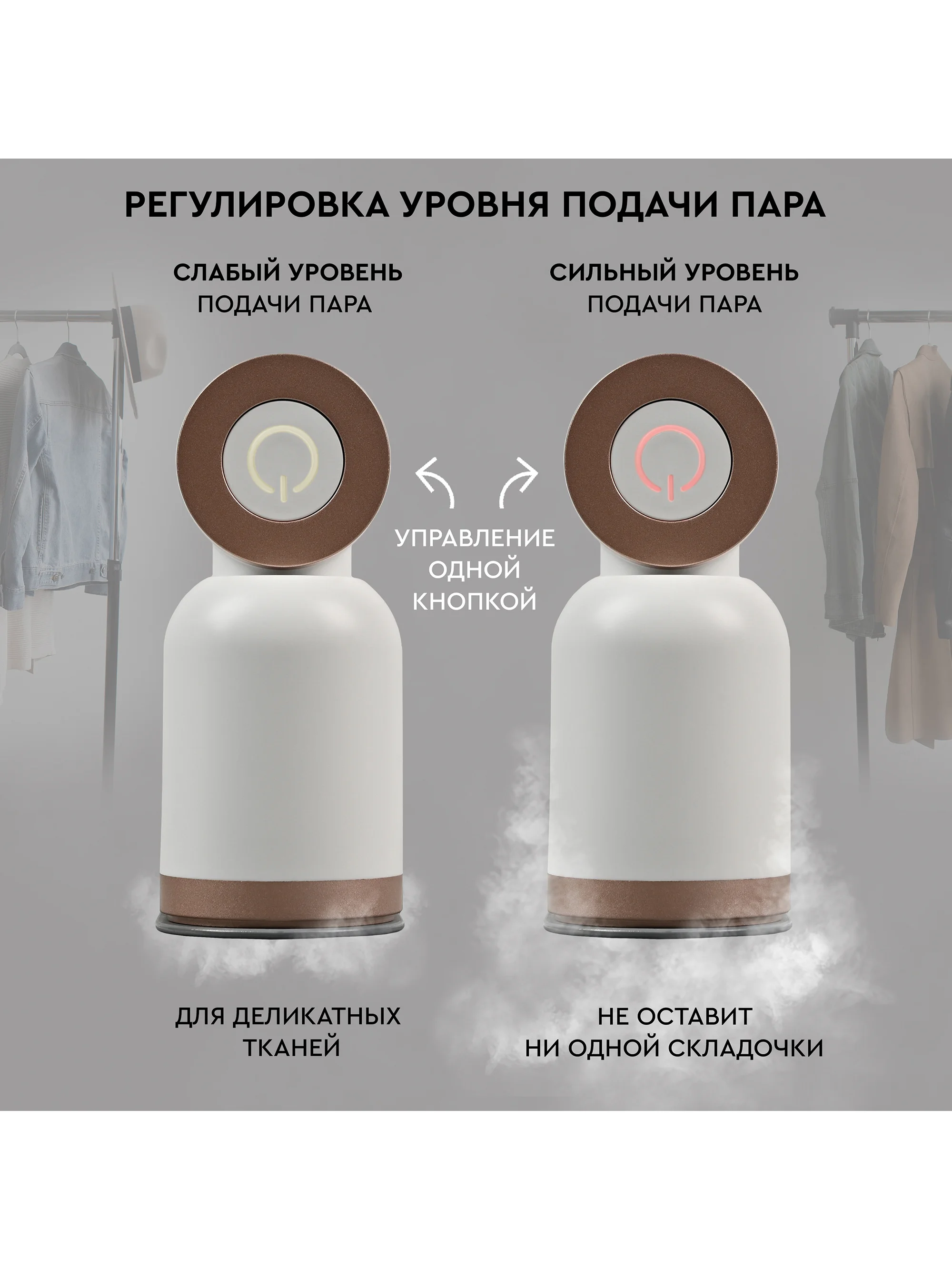 Отпариватель ручной PLANTA PLS-H02, поворотный, для одежды, мебели и штор