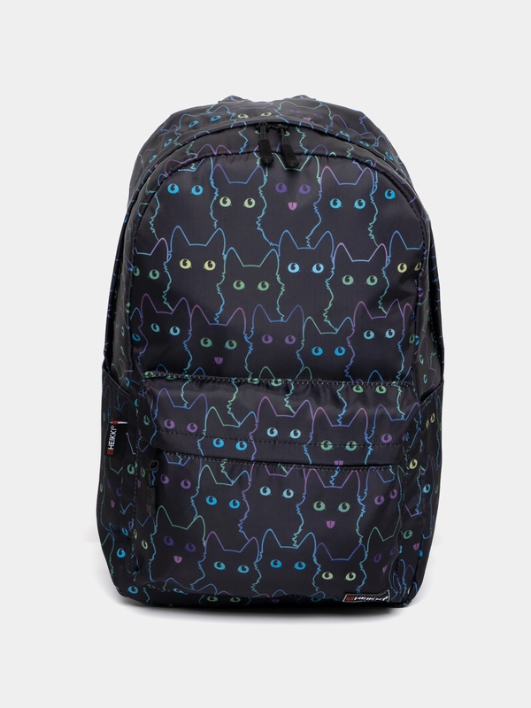 Рюкзак Heikki Dream Neon cats, женский, девочке, школьный, городской, для ноутбука