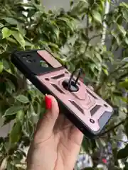 Розовый чехол противоударный armors для Xiaomi Redmi 10C и Poco C40 / Редми 10С и Поко С40