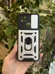 Серебряный чехол противоударный armors для Xiaomi Redmi 10C и Poco C40 / Редми 10С и Поко С40
