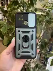 Зеленый чехол противоударный armors для Xiaomi Redmi 10C и Poco C40 / Редми 10С и Поко С40