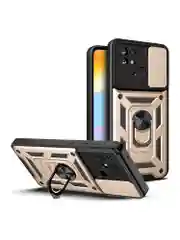 Золотой чехол противоударный armors для Xiaomi Redmi 10C и Poco C40 / Редми 10С и Поко С40
