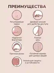 Розовый рюкзак женский кожаный маленький городской