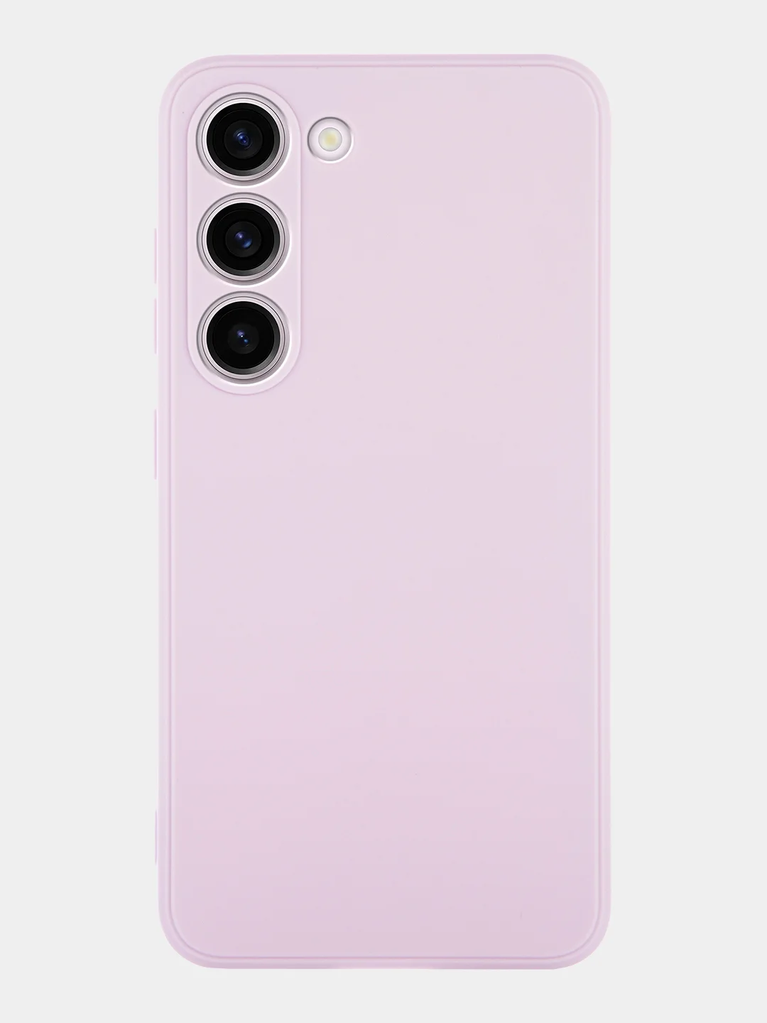 Фиолетовый чехол для Samsung Galaxy S23/ S23 FE/ S23+/ S23 Ultra BROSCORP силиконовый с защитой камер