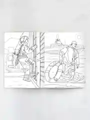 Аметистовый раскраска для мальчиков "Современные супергерои" 235х330 мм 24 стр. Проф-Пресс
