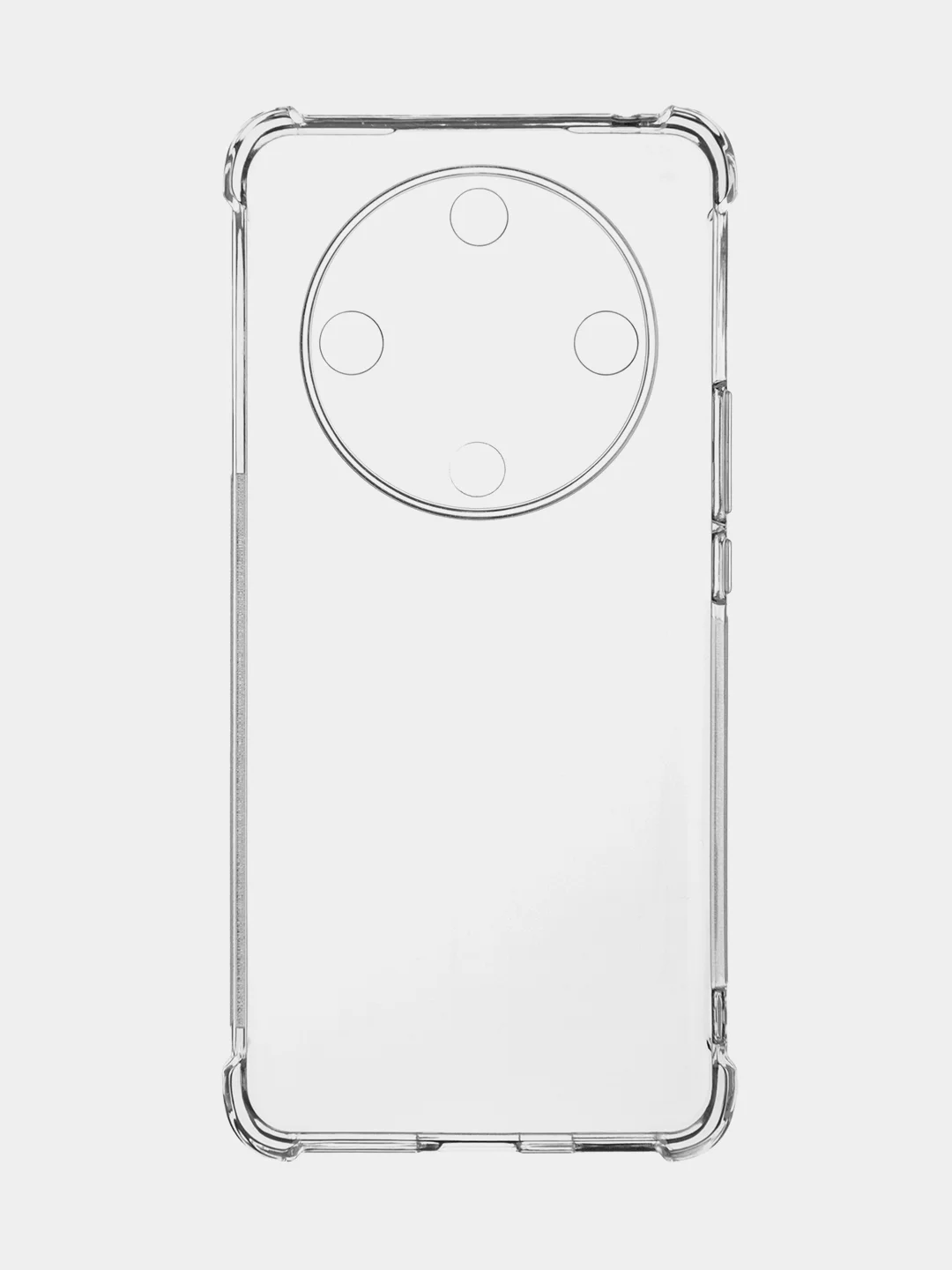 Прозрачный чехол для Honor X9b 5G/ Magic 6 Lite 5G/ X8b/ X7b силиконовый противоударный BROSCORP углы