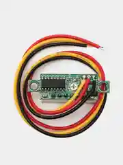 Желтый цифровой вольтметр, 0-100V, без корпуса, модуль для Arduino, автомобильный