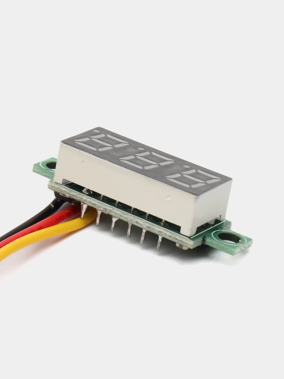 Желтый цифровой вольтметр, 0-100V, без корпуса, модуль для Arduino, автомобильный