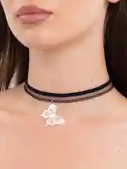 Белый чокер на шею, украшение