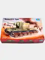 Сборная модель, советского тяжелого танка КВ-2 (СССР), 1940 г. 1/35