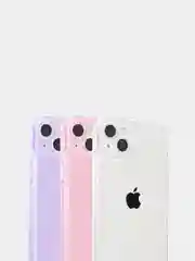 Прозрачный чехол силиконовый с эффектом блесток для iPhone 12/13/14 Plus/Pro/Max