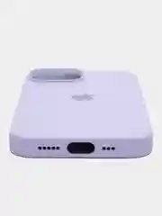 Аметистовый apple iPhone 15 Pro Max, Айфон 15 чехол Silicone обьемный с принтом для iPhone 15 Pro max