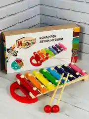 Музыкальные инструменты для малыша Ксилофон металлофон детский развивающий музыка звуки