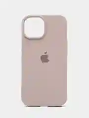 Бежевый меланж apple iPhone 15 Pro Max, Айфон 15 чехол Silicone обьемный с принтом для iPhone 15 Pro max