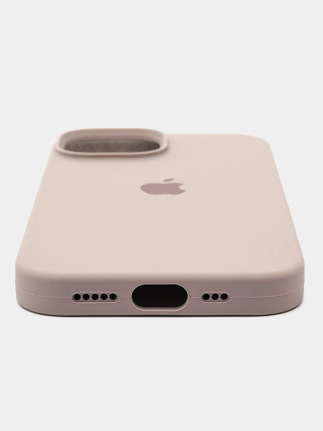 Бежевый меланж apple iPhone 15 Pro Max, Айфон 15 чехол Silicone обьемный с принтом для iPhone 15 Pro max