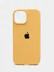 Горчичный apple iPhone 15 Pro Max, Айфон 15 чехол Silicone обьемный с принтом для iPhone 15 Pro max