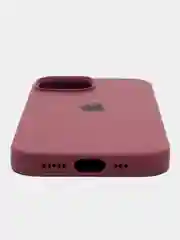 Зеленый apple iPhone 15 Pro Max, Айфон 15 чехол Silicone обьемный с принтом для iPhone 15 Pro max