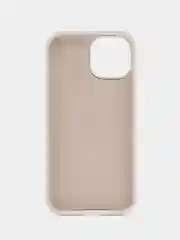 Белый apple iPhone 15 Pro Max, Айфон 15 чехол Silicone обьемный с принтом для iPhone 15 Pro max