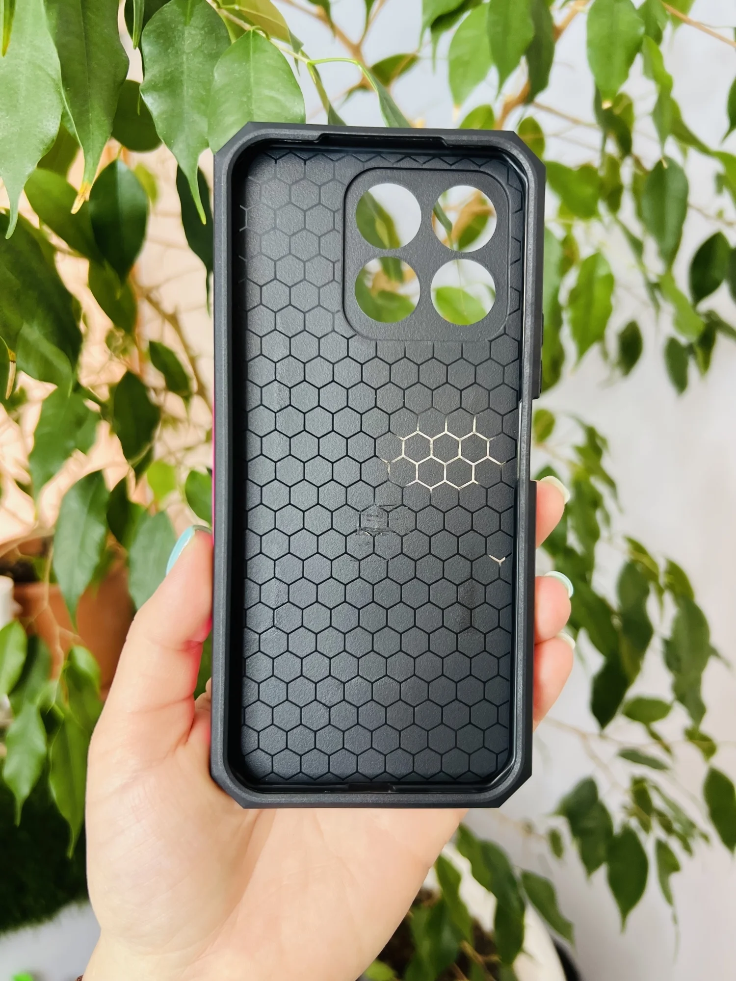 Фуксия чехол противоударный military для Honor X8B / Хонор Х8В