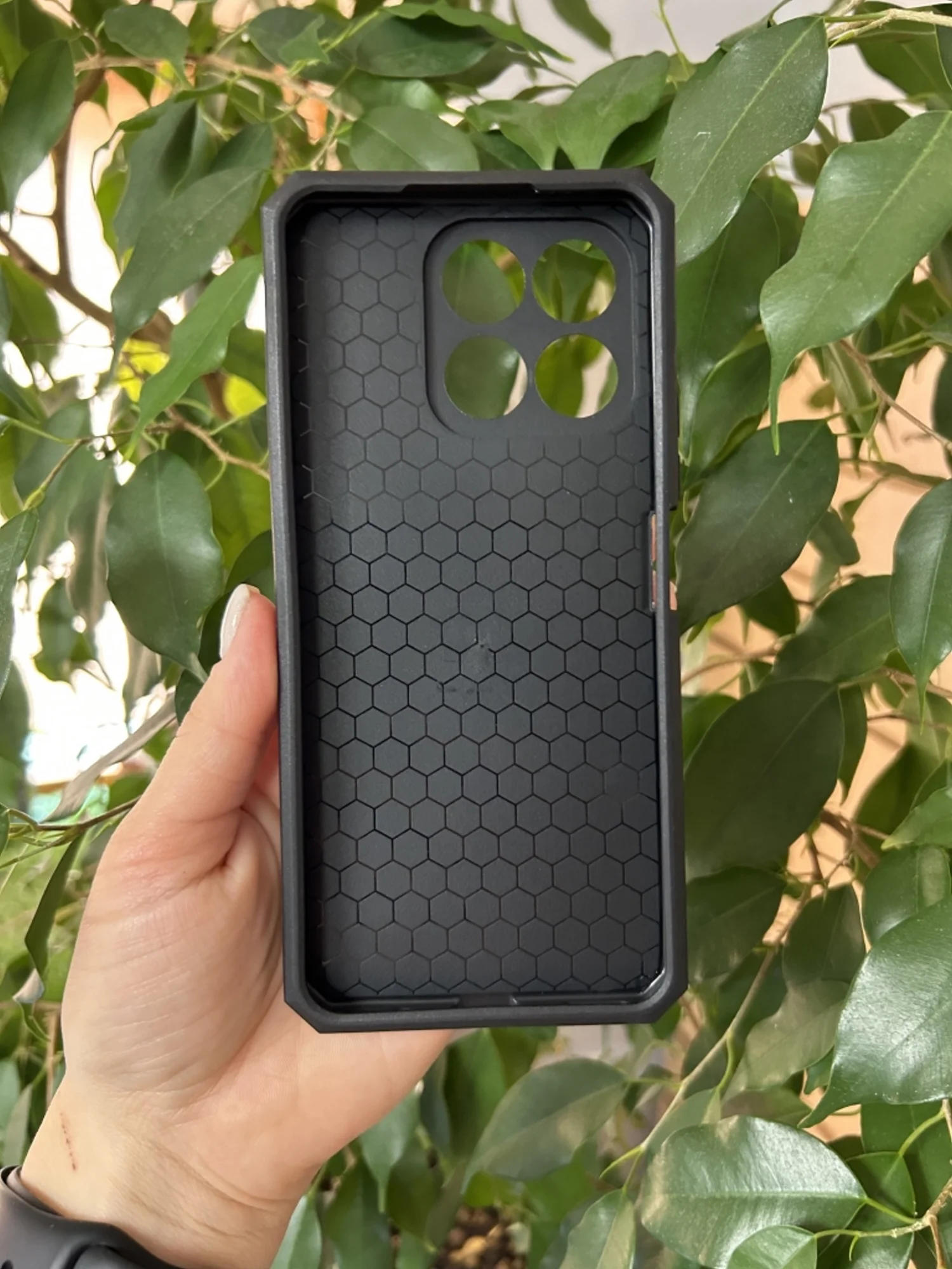 Серебряный чехол противоударный military для Honor X8A / Хонор Х8А