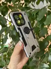 Серебряный чехол противоударный military для Honor X8A / Хонор Х8А
