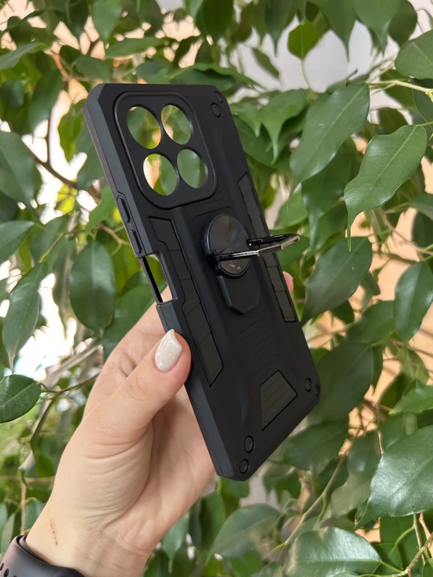 Фуксия чехол противоударный military для Honor X8A / Хонор Х8А