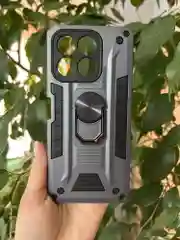 Серый чехол противоударный military для Honor X8A / Хонор Х8А