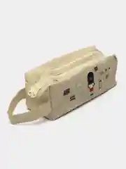 Бежевый пенал школьный, детский