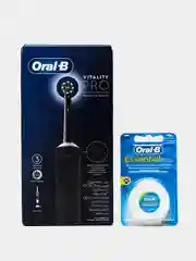 Электрическая зубная щетка Oral-B Vitality Pro Protect X Clean+зубная нить Essential Floss