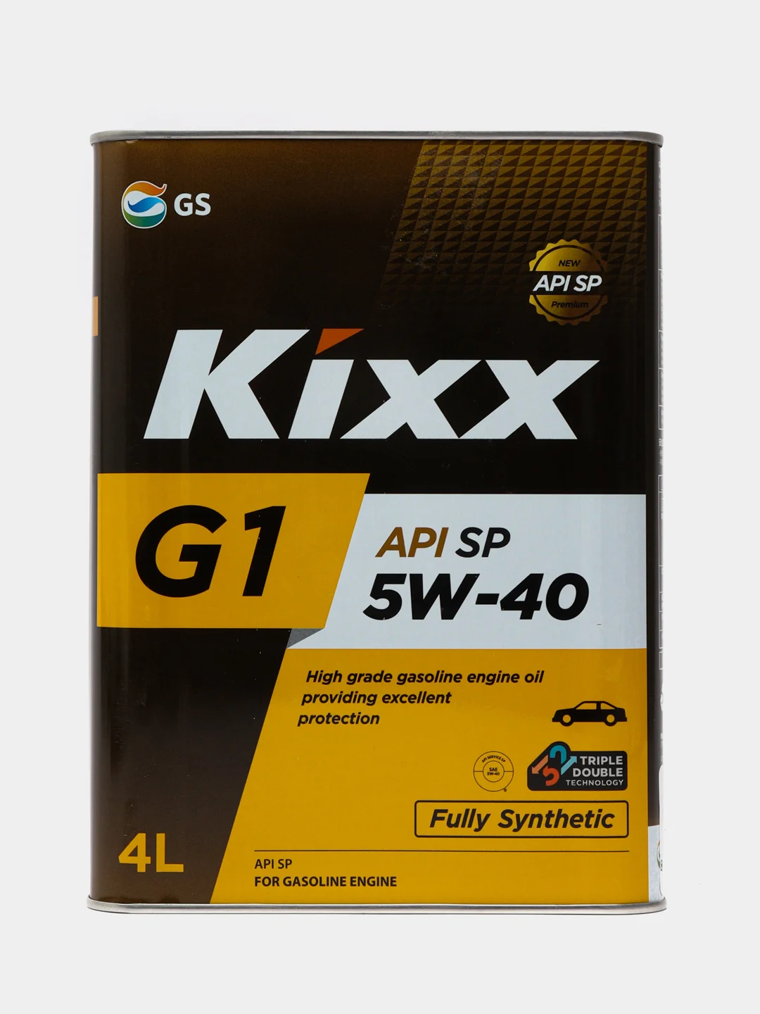 Синтетическое моторное масло Kixx G1 5W-40 API SP - 4 л