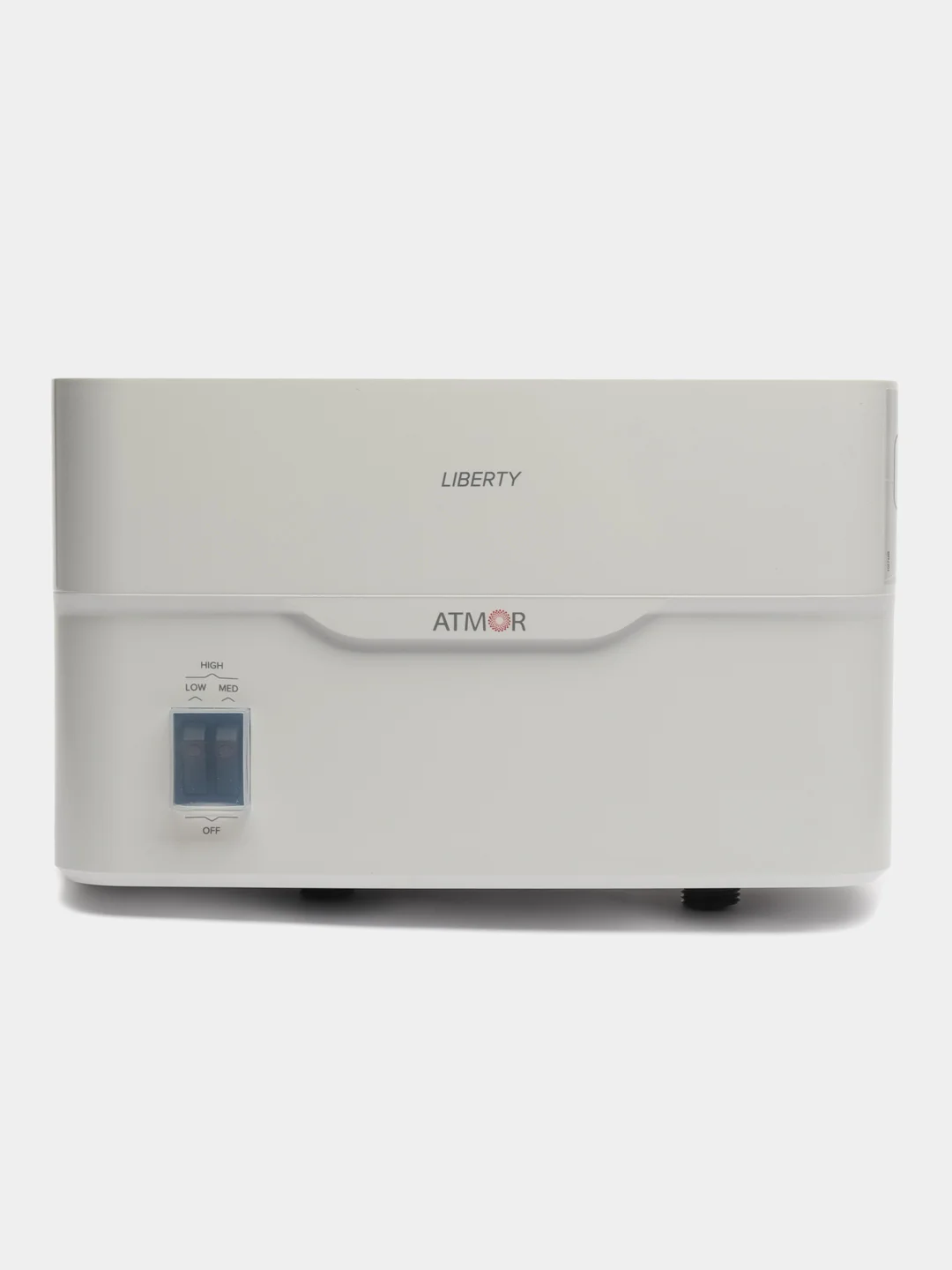 Белый водонагреватель проточный с краном Atmor Liberty 3195633, электрический, настенный
