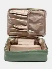 Зеленый косметичка Makeup Beauty