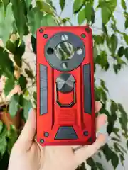 Красный чехол противоударный military для Honor X9B / Хонор Х9В