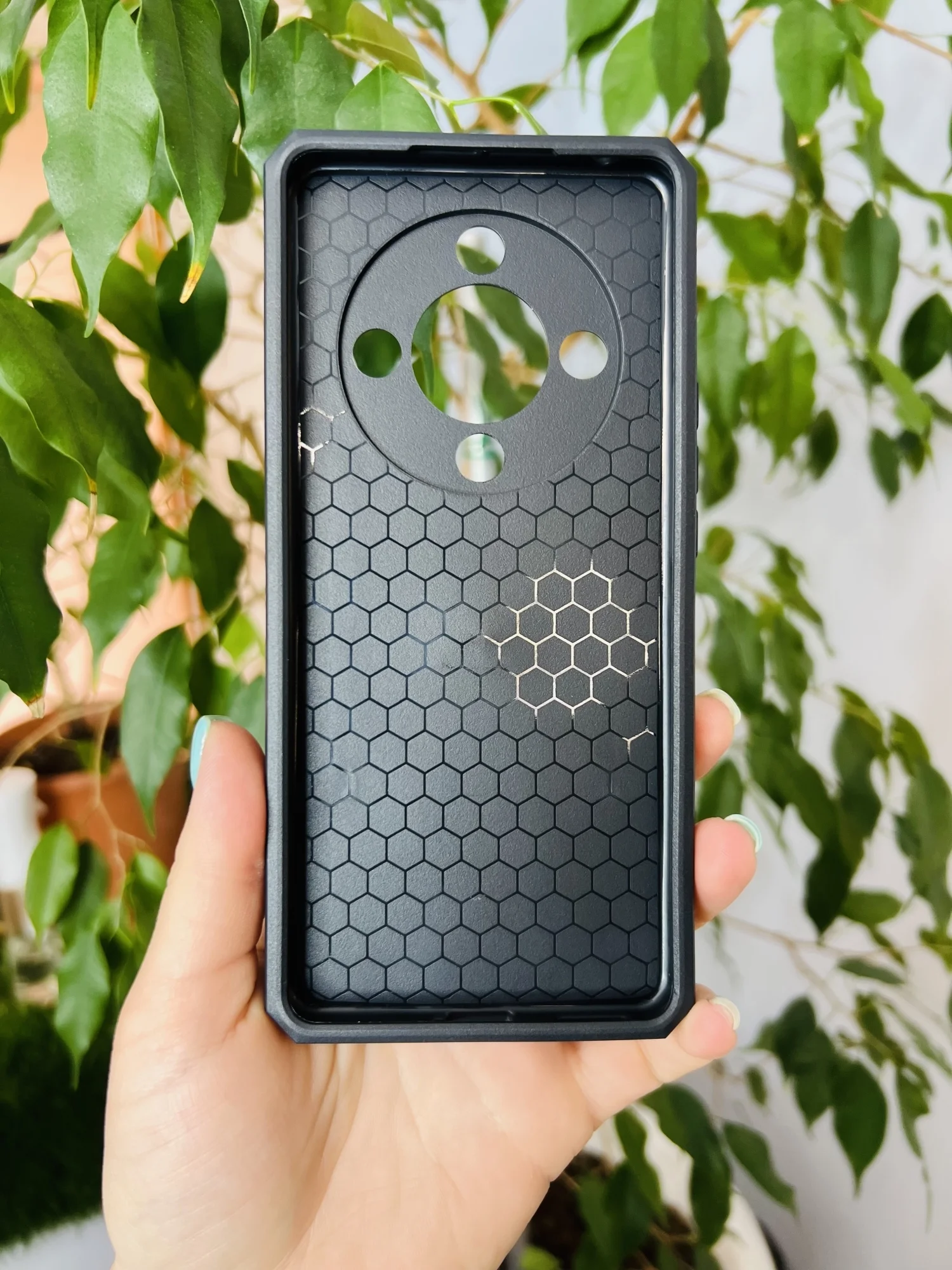Красный чехол противоударный military для Honor X9B / Хонор Х9В