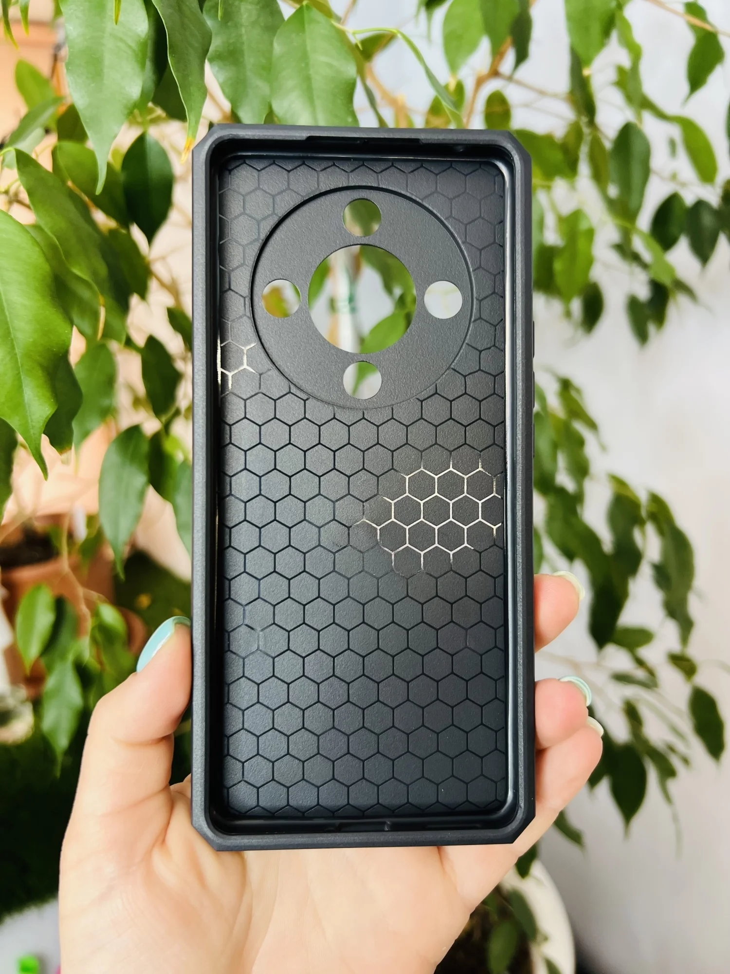 Черный чехол противоударный military для Honor X9B / Хонор Х9В