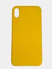 Чехол SILICONE COVER для iPhone XS Max, тёмно-жёлтый