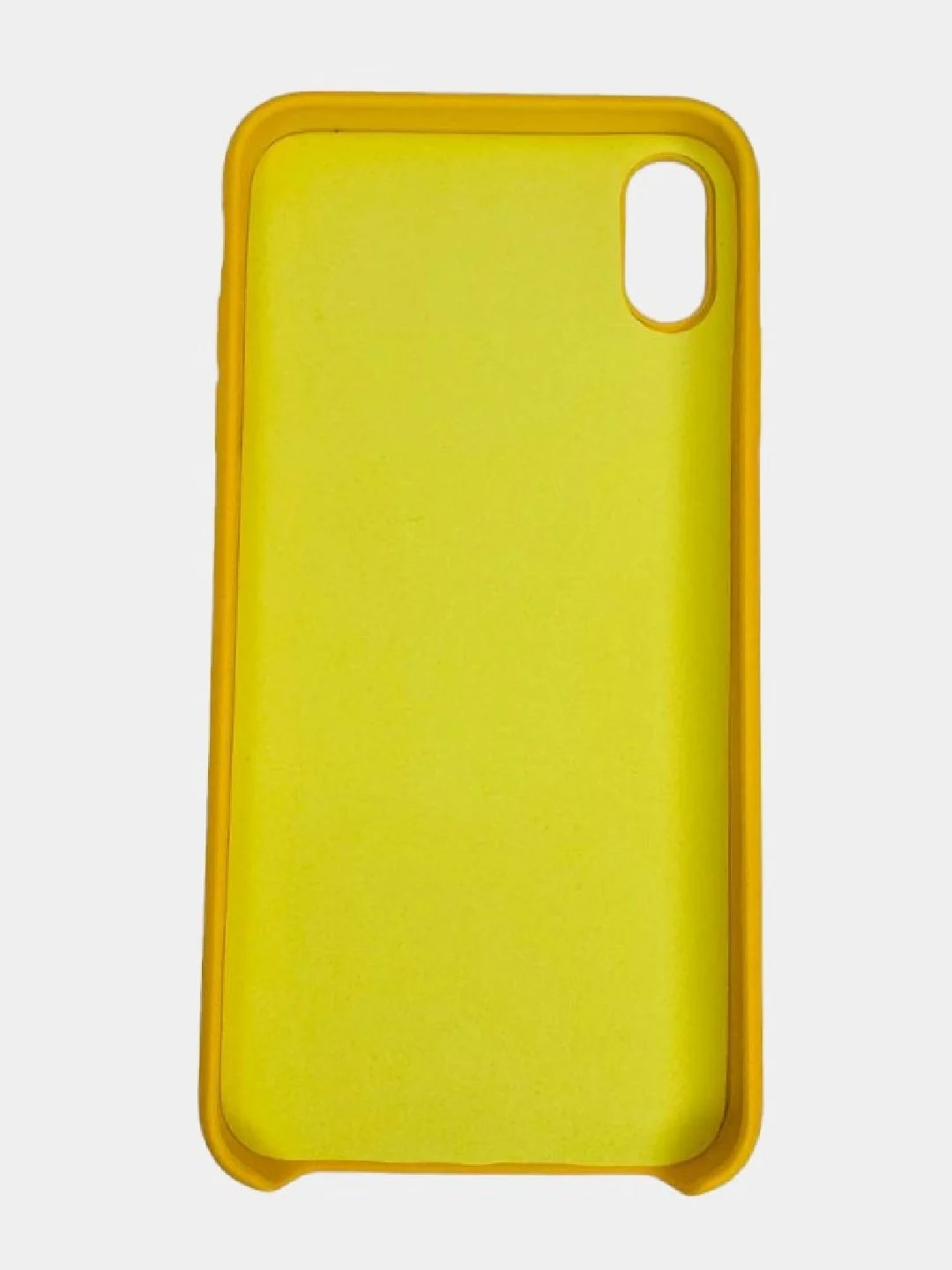 Чехол SILICONE COVER для iPhone XS Max, тёмно-жёлтый
