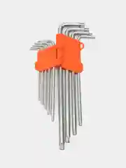 ЕРМАК Набор ключей TORX-профиль 9 пр., T10 - T50, длина 95 - 220мм