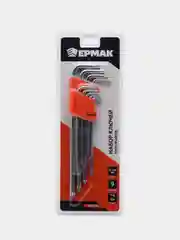 ЕРМАК Набор ключей TORX-профиль 9 пр., T10 - T50, длина 95 - 220мм