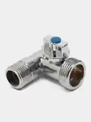 FRESSO Кран шаровой угловой трехпроходной, 1/2"х3/4"х1/2", ВР-НР-НР, хром